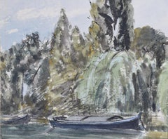 Villa Foscari Malcontenta, Venezia, Italia, acquerello di Karl Hagedorn