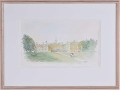 Trinity College, Oxford, acquerello di Hugh Casson