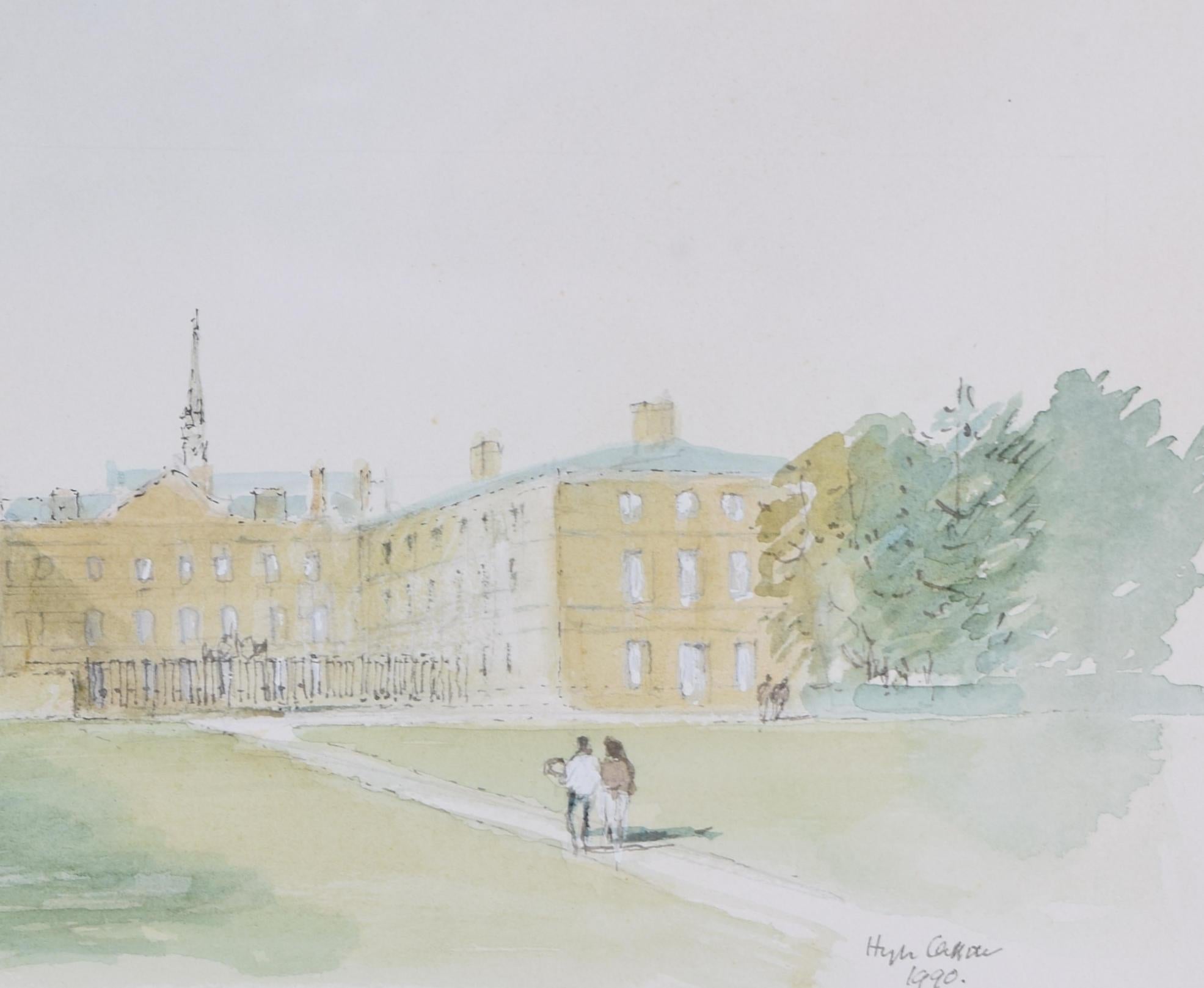 Trinity College, Oxford watercolour by Hugh Casson For Sale 1