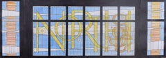 Northgate, Watercolour Stained Glass Window Design, Jane Gray