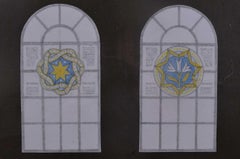 St Mary’s Church, Twickenham, Watercolour Stained Glass Window Design, Jane Gray