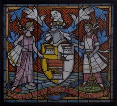 Jane Gray pour Worshipful Company of Launderers, conception de vitraux à l'aquarelle