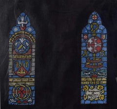 St Catherine’s Church, Penrith, Watercolour Stained Glass Design, Jane Gray