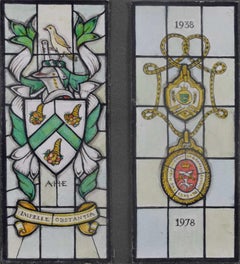 Used Watercolour Design for a Stained Glass Panel in a Private House, Jane Gray