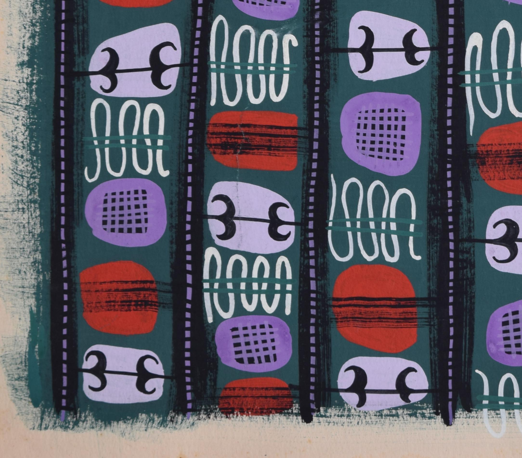 20th century fabric design by Raymond Weston Loughborough College of Art 4