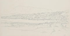 Stromness, Orkney drawing by Claude Muncaster