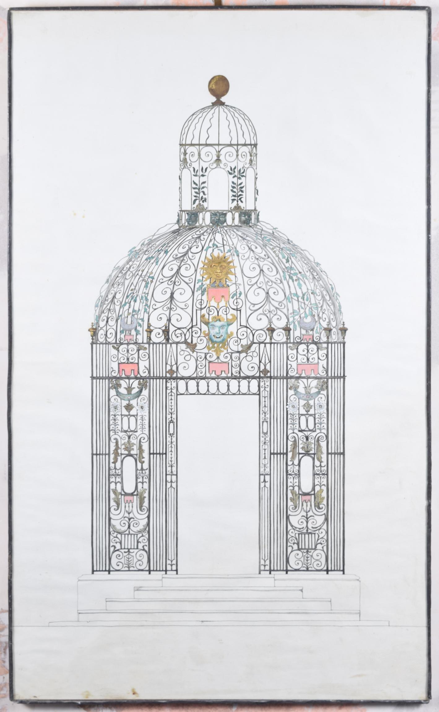 Louis Osman was an English artist, architect, goldsmith, silversmith and medallist. He is notable for the gold coronet he designed and made for the investiture in 1969 of Charles, Prince of Wales. We have acquired a large archive of Osman's works