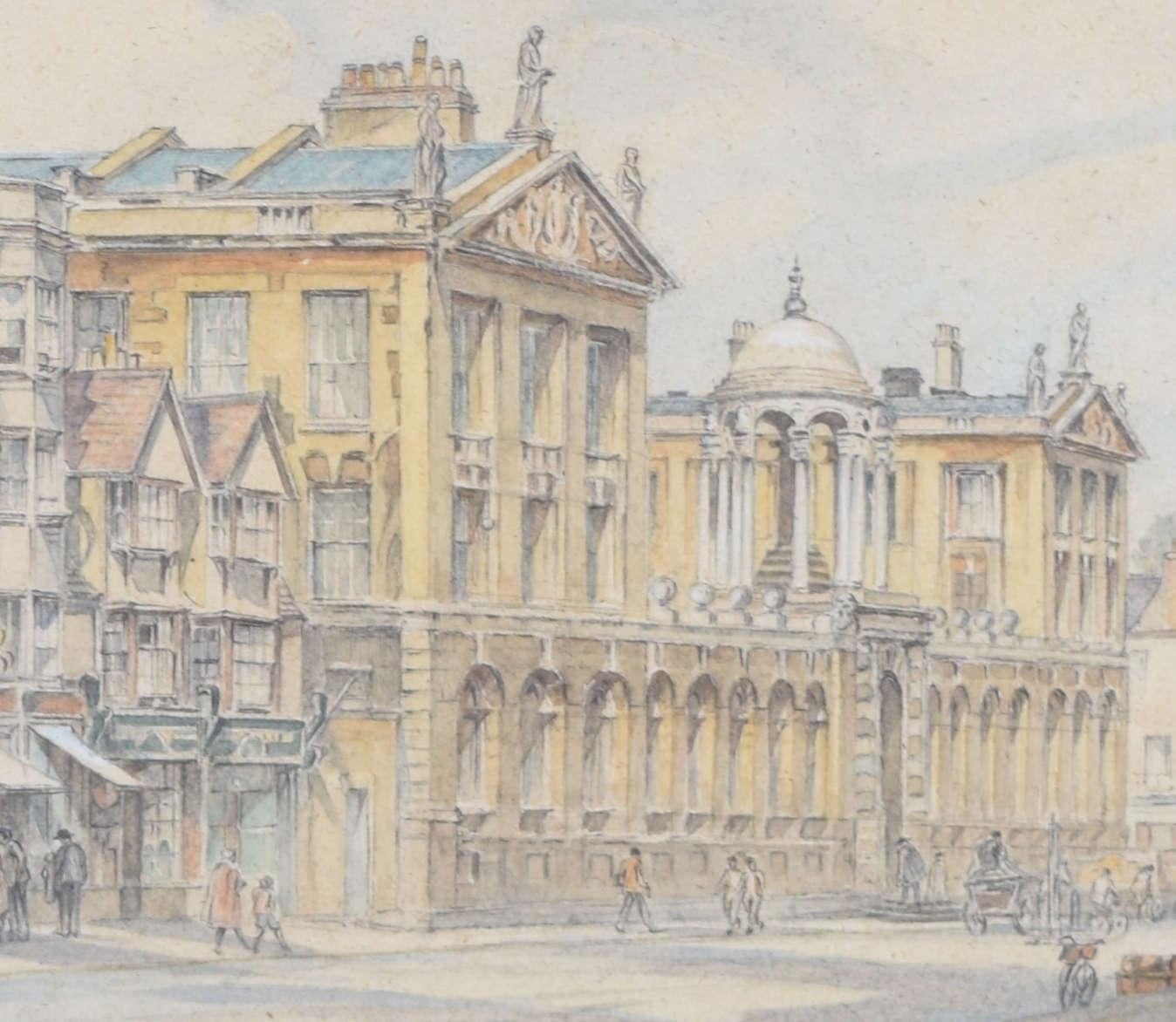 Queen's College, Oxford watercolour by William Sydney Causer For Sale 2