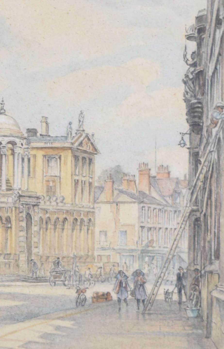 Queen's College, Oxford watercolour by William Sydney Causer For Sale 3