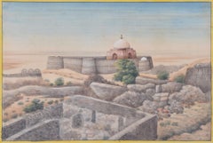 Tughlaqabad Fort, Delhi, India watercolour