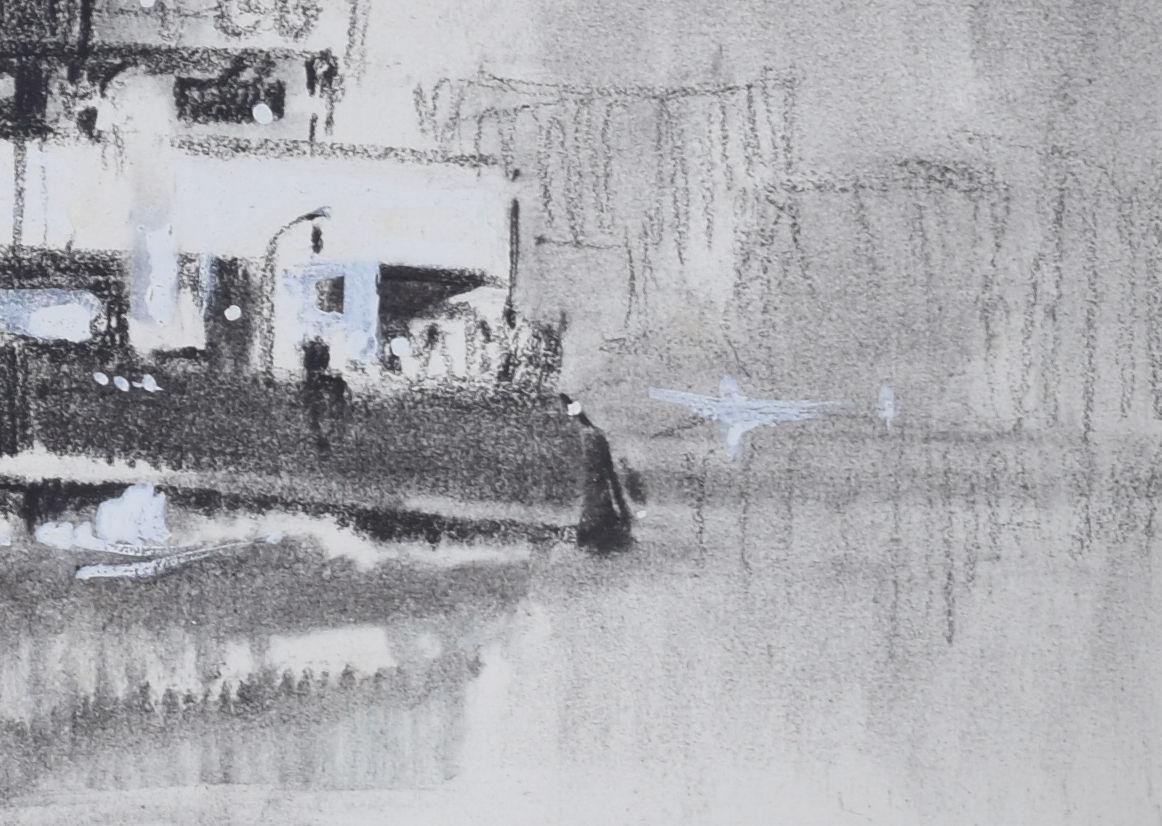 Disegno del Paddlesteamer di Leslie Carrrs in vendita 5
