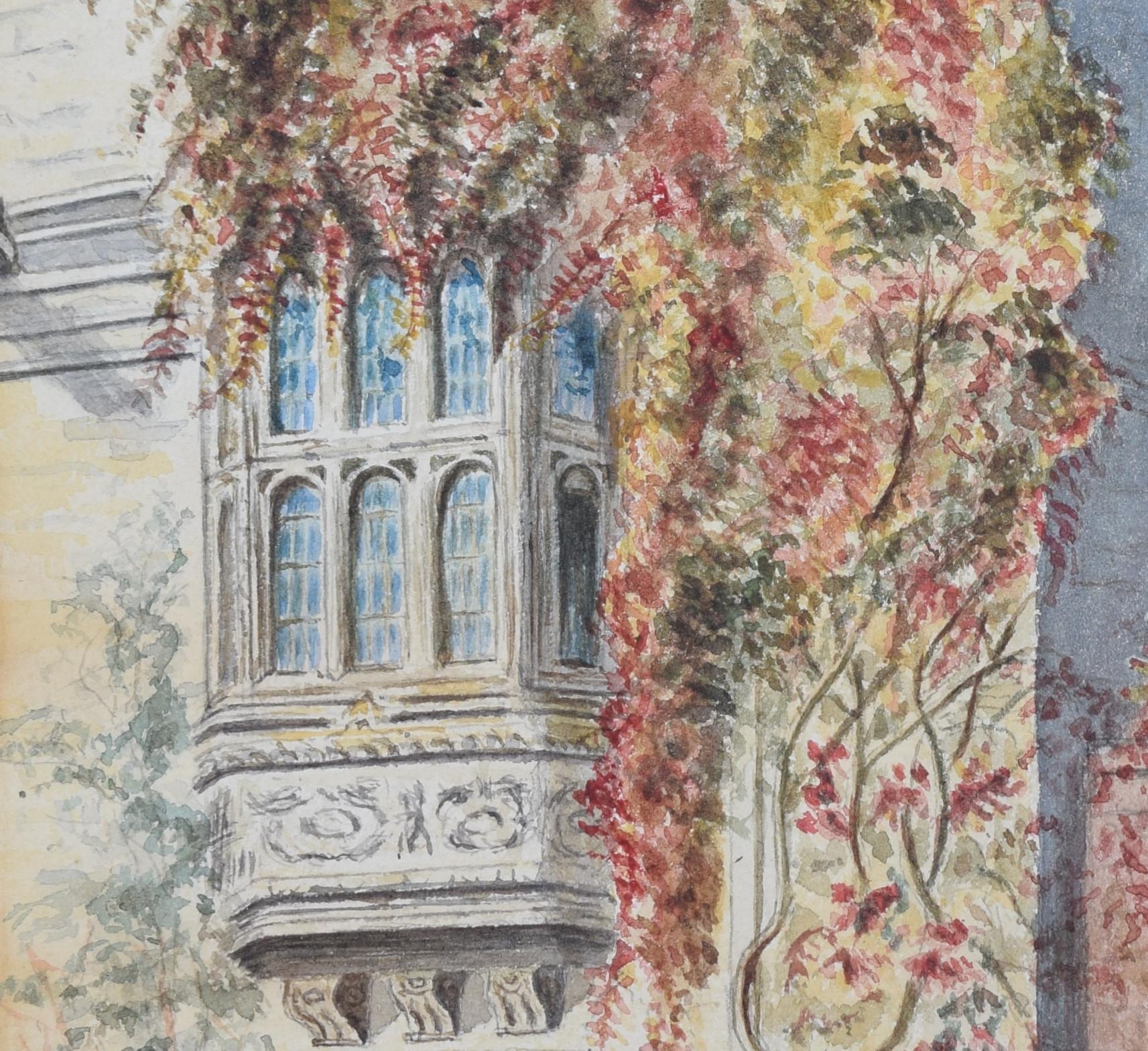 Aquarelle du St John's College d'Oxford par T B Miller en vente 4