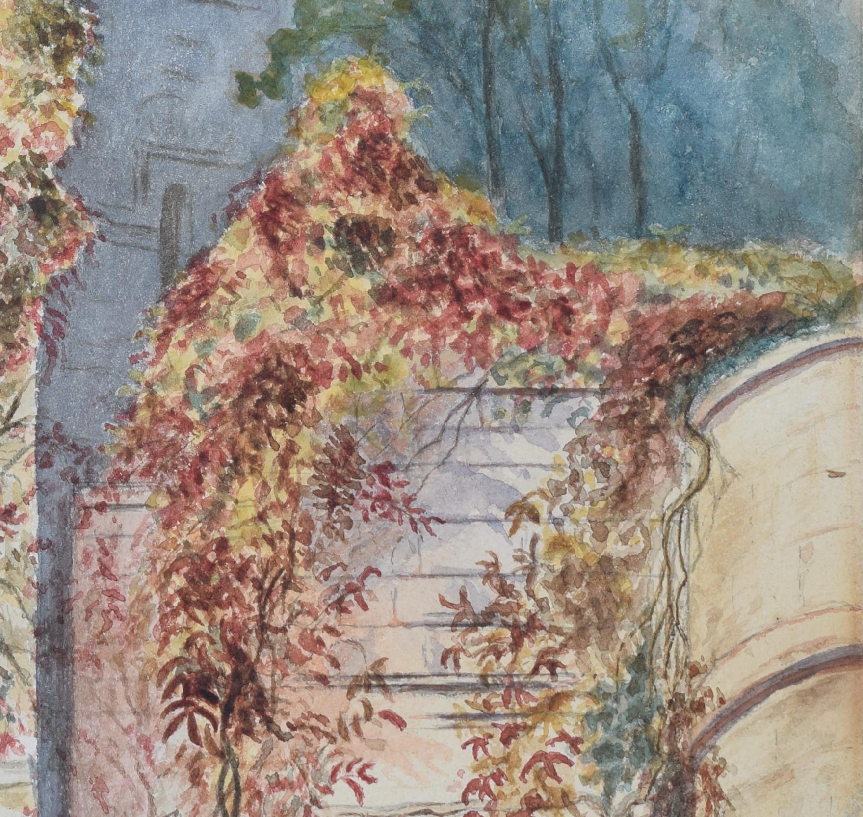 Aquarelle du St John's College d'Oxford par T B Miller en vente 2