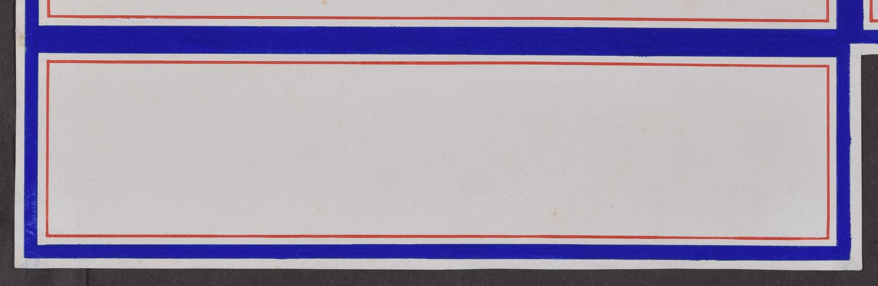 Imperial Stationary Gouache-Design von Gladys Williamson im Angebot 3