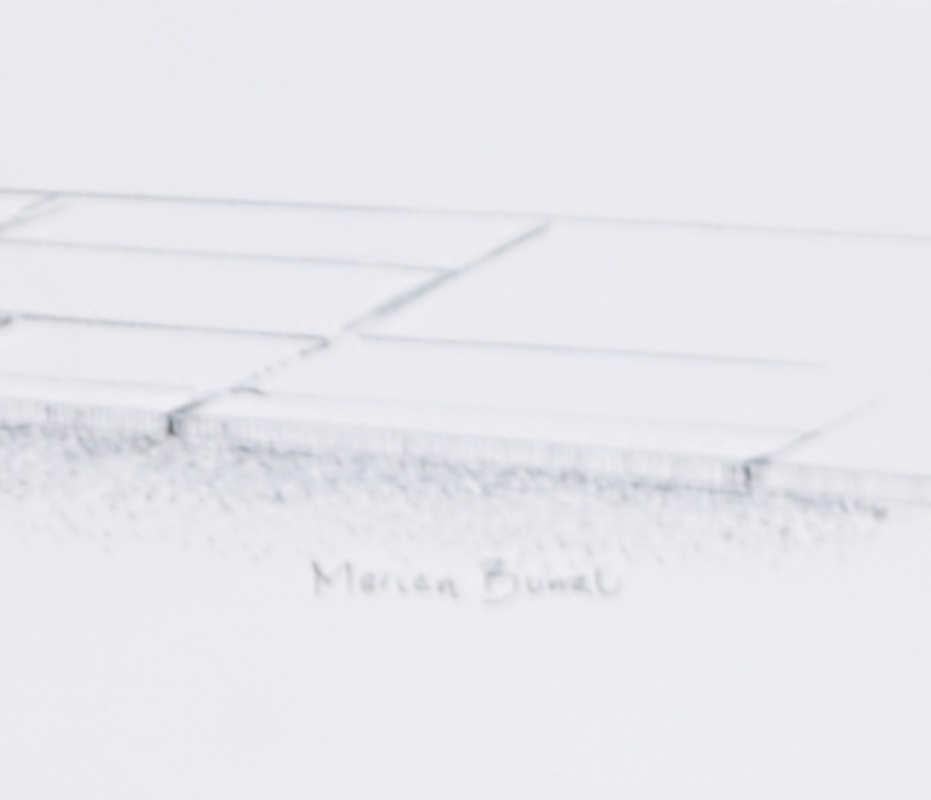 Queen Mary Westfield College University of London dessin de Marian Bunzl c.1995 en vente 4
