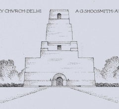 Christmas Card, 1975 - St Martin's Military Church, Delhi