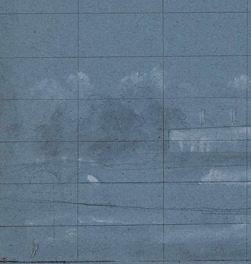 Estudia para el Clare College de Cambridge, con el King's College - Art Realista de Algernon Newton