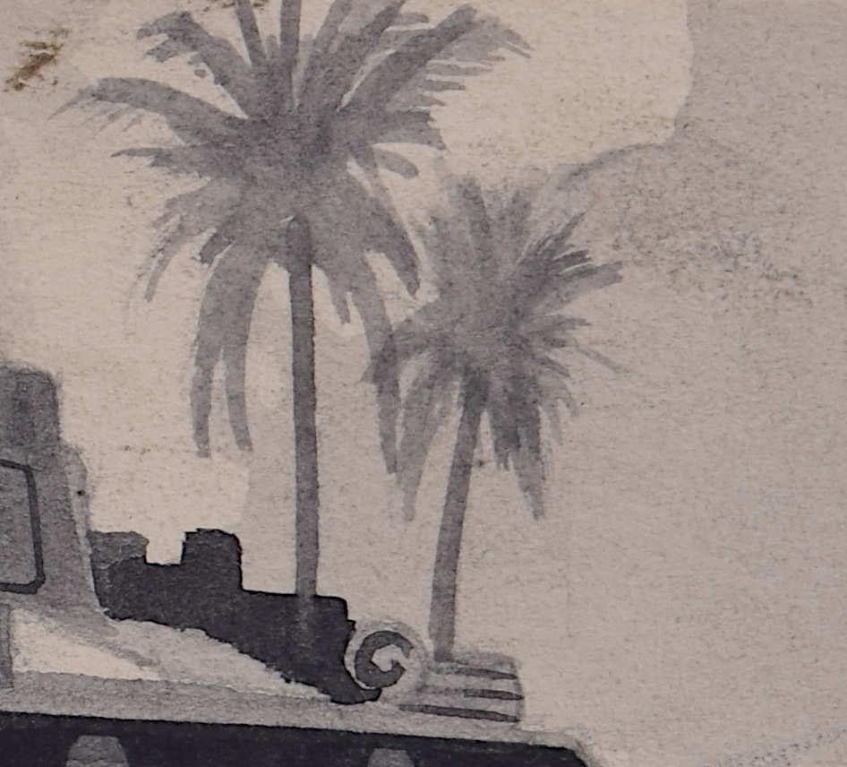 Second World War Swillbin painting, German Pz.Kw.Mark III - Realist Art by Vivian Bewick