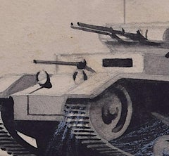 Second World War Swillbin painting, German Pz.Kw.Mark III