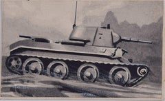 Second World War Swillbin painting, Soviet T-34/76