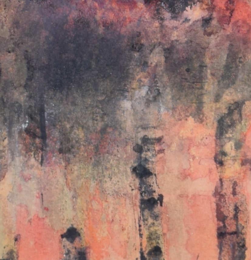 John Piper: Study for the Piper Building mural 1962/3 - Gray Landscape Art by John Piper CH