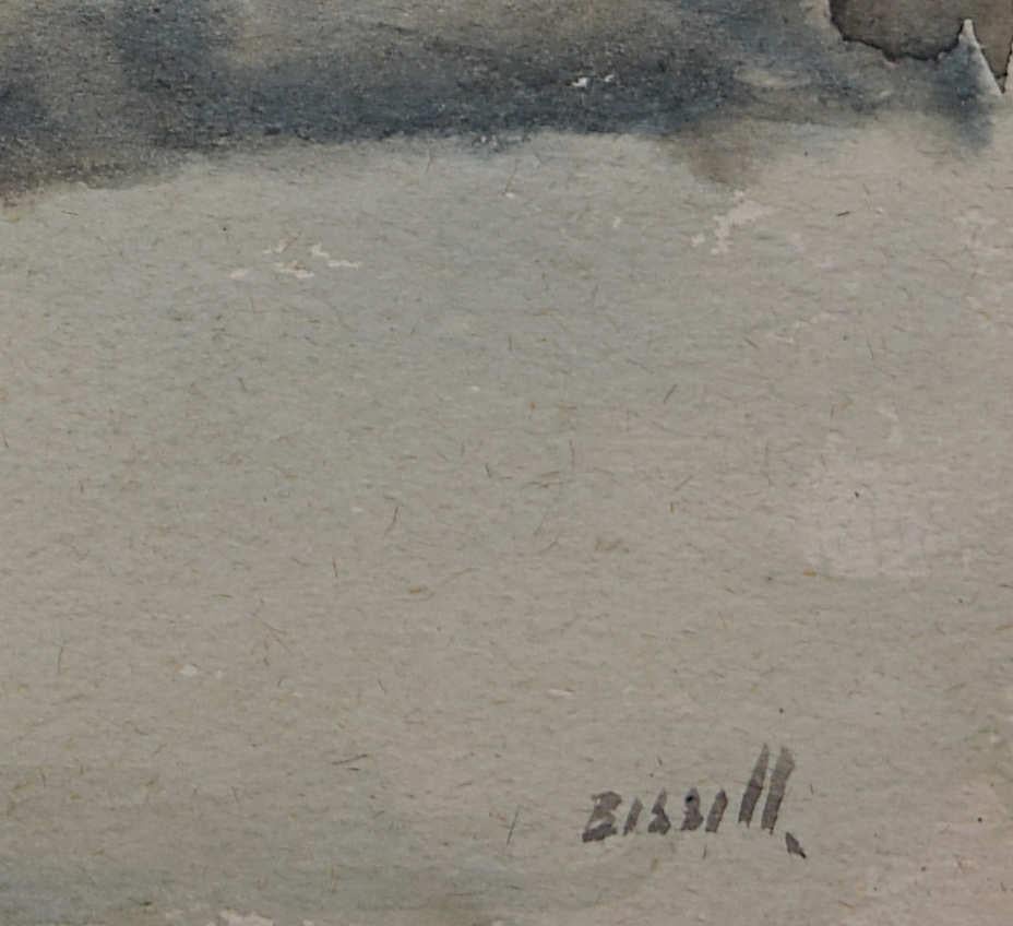 Church View from the Railway, watercolour by George Bissill For Sale 4
