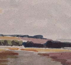 Landscape watercolour by George Bissill