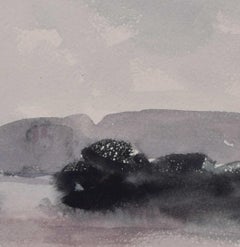 Landscape watercolour by George Bissill