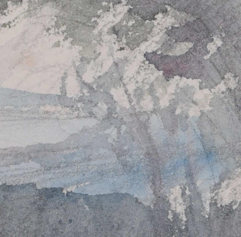 Forest Landscape, watercolour by George Bissill en venta 3