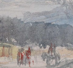 Forest Landscape, watercolour by George Bissill