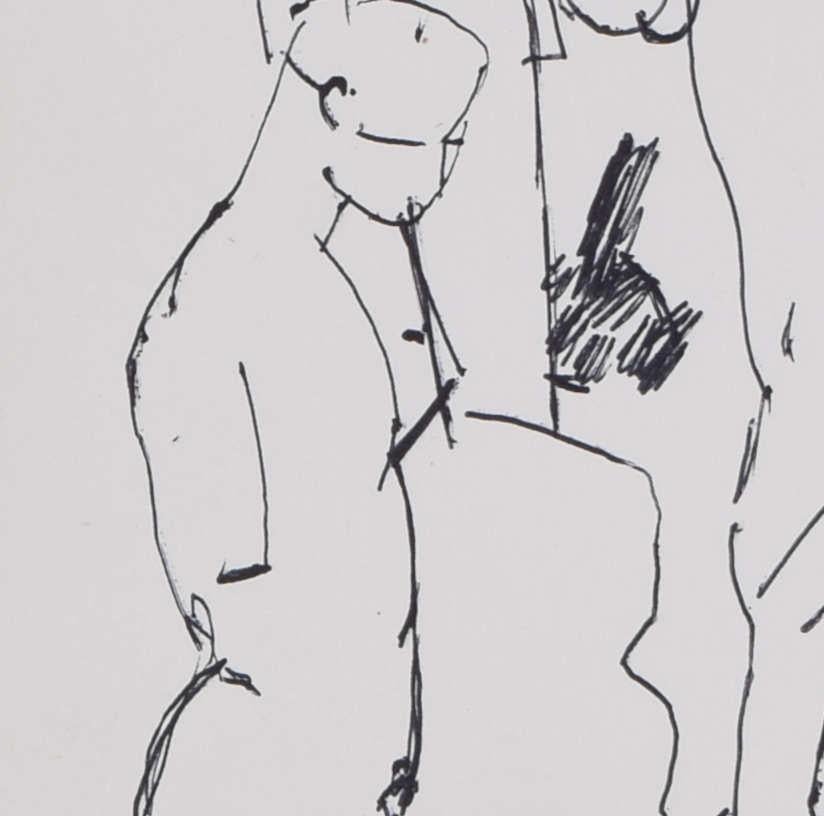 Male nudes, sketch by Keith Vaughan - Art Realista de Keith Vaughan 