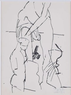 Male nudes, sketch by Keith Vaughan