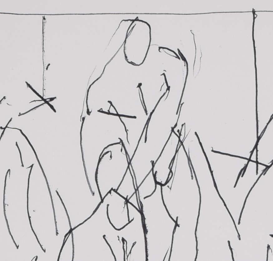 Male nudes II, sketch by Keith Vaughan - Realist Art by Keith Vaughan 