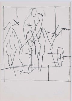 Male nudes II, sketch by Keith Vaughan