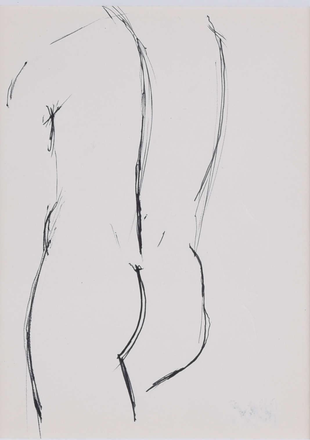 Male nude, sketch by Keith Vaughan - Art by Keith Vaughan 