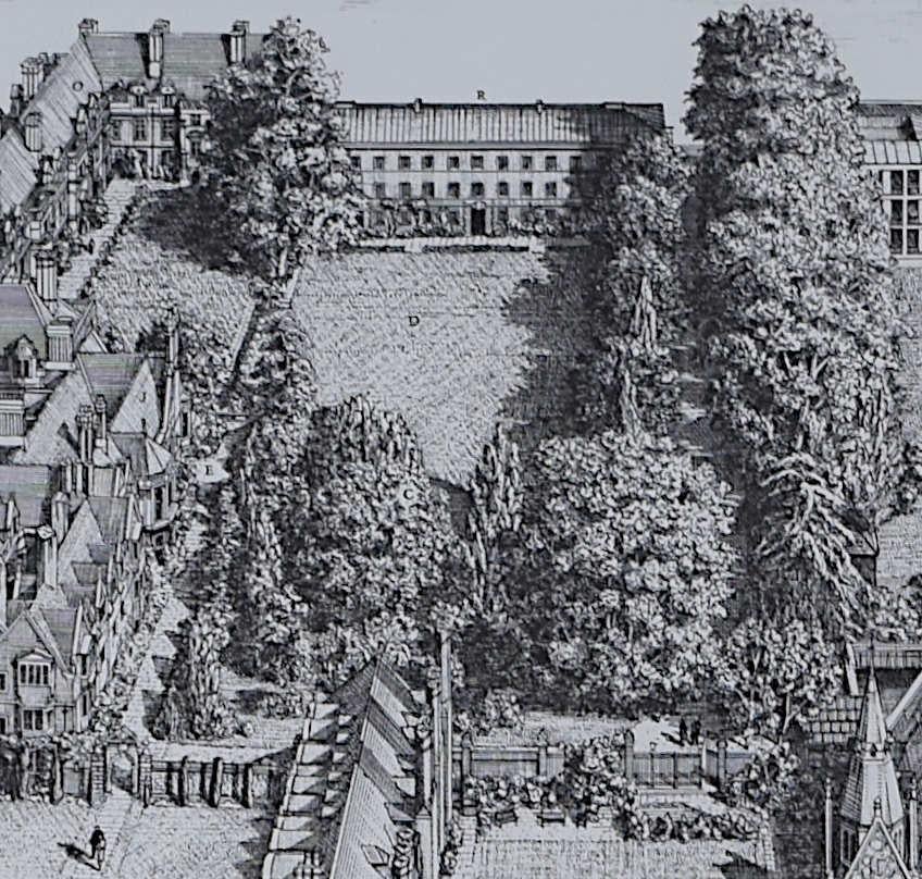 Pembroke College, Cambridge etching by Andrew Ingamells For Sale 1