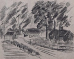 Campamento Northampton, boceto al carboncillo de la Segunda Guerra Mundial