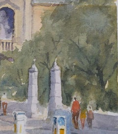 High Holborn, watercolour by Sidney Cardew