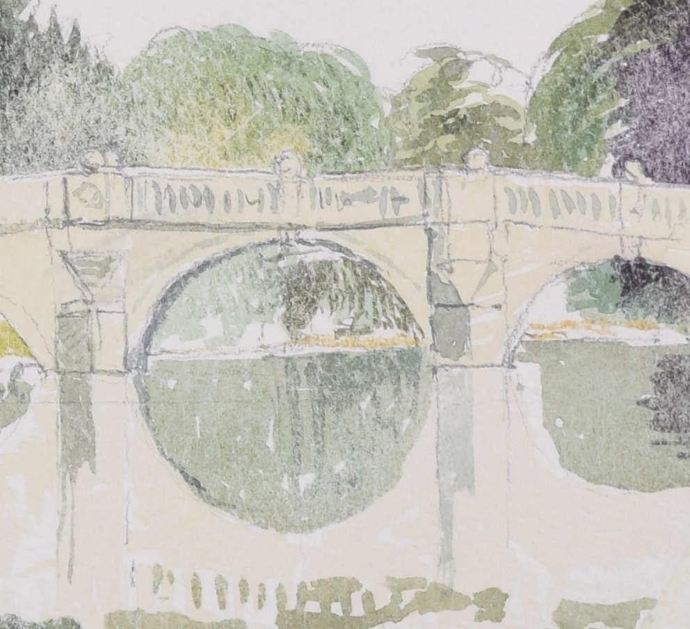 Clare Bridge, aquarelle de Mark McCrum en vente 1