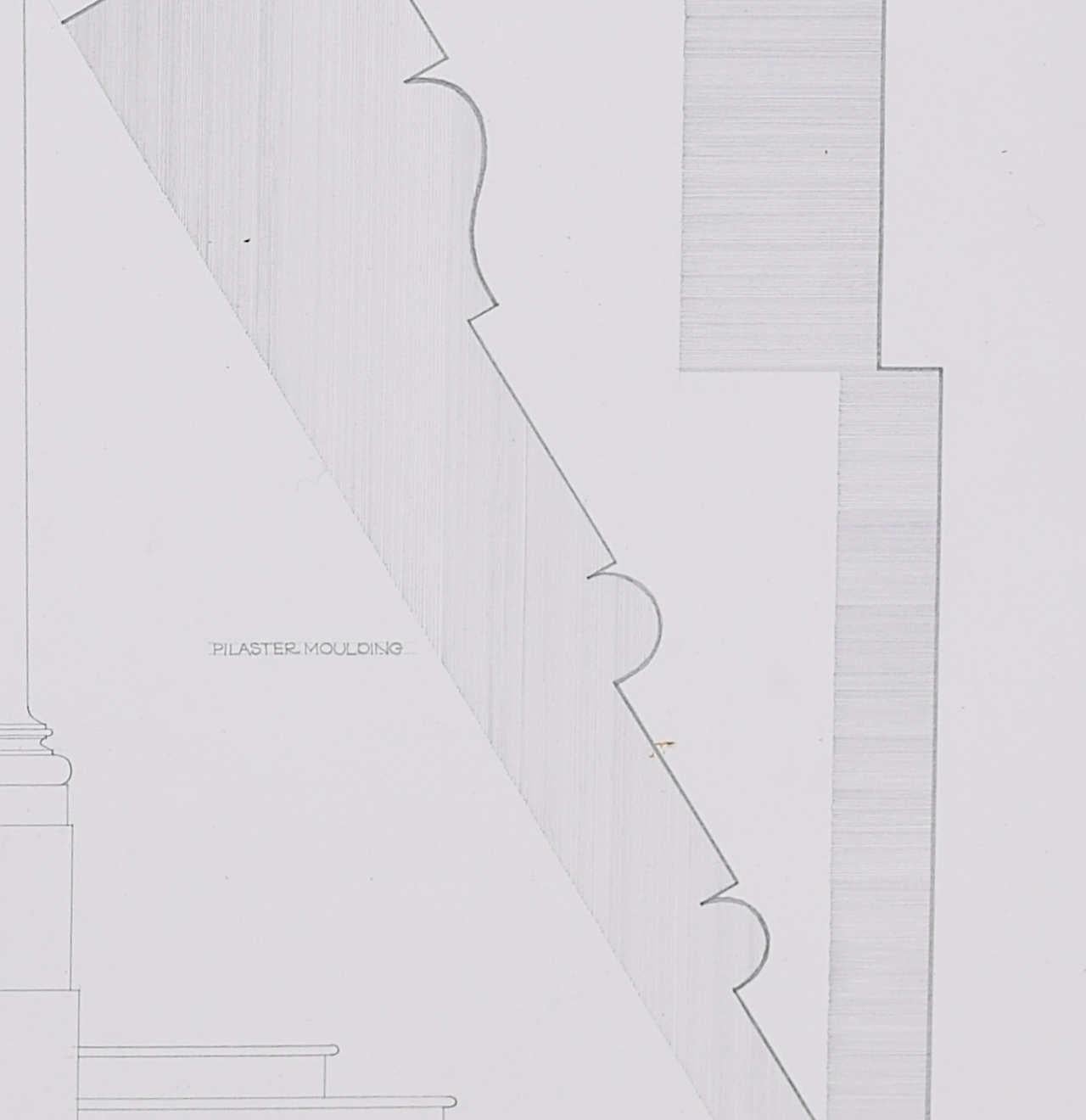 The Bluecoat School, dibujo a lápiz de M R A Hollis en venta 4