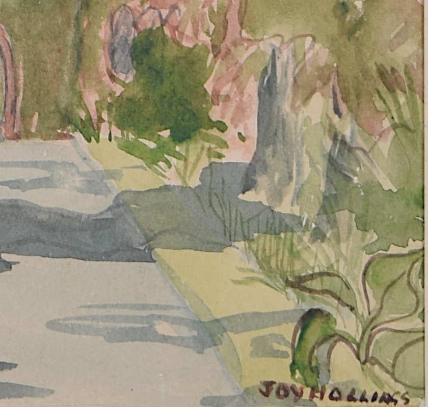 Girton College, Cambridge, Aquarell von Joy Fox im Angebot 4