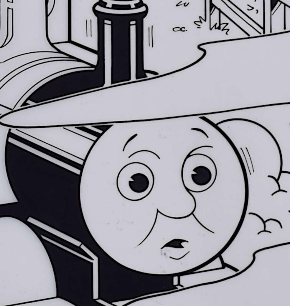Thomas the Tank Engine, 'Seeing Signals', original ink on cell illustrations - Art by John York