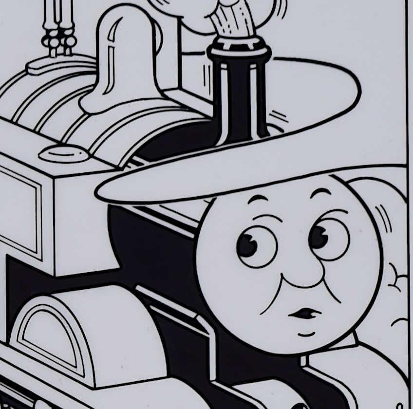Thomas the Tank Engine, 'Seeing Signals', original ink on cell illustrations - Art by John York
