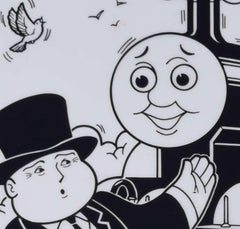 Thomas il carro armato, "Signal to stop!", illustrazioni originali a inchiostro su cellula