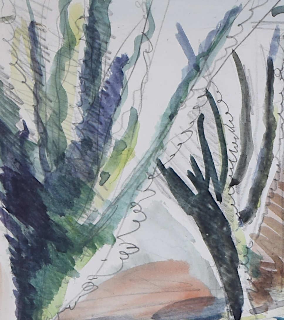 The Mill House, watercolour by John Aldridge RA For Sale 1