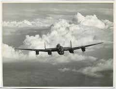 Charles E Brown Lancaster Bomber 1941 Schwarz-Weißes Originalfotografie RAF