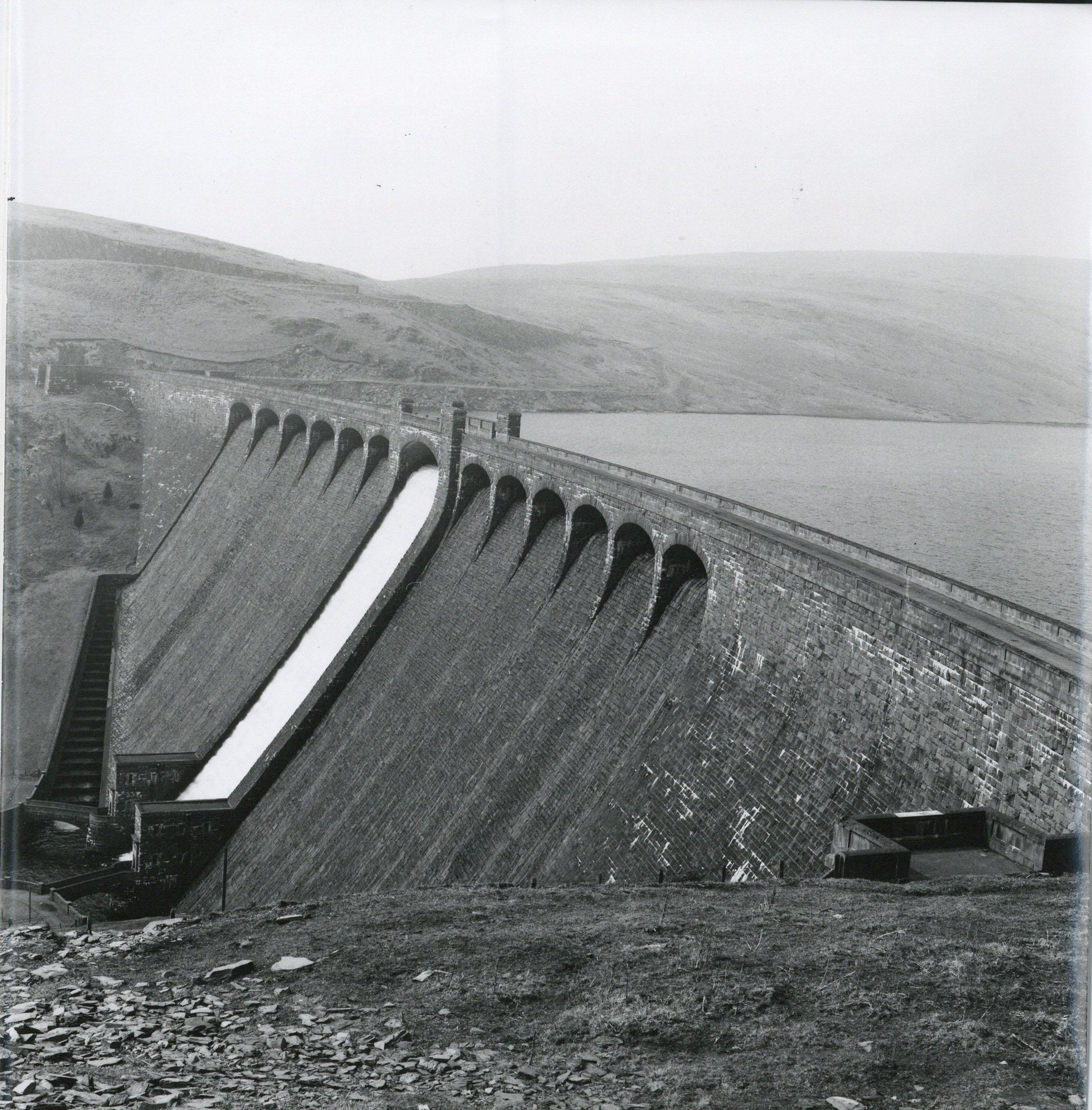 Rosemary Ellis Dam Gelatin Silver Print Photograph for the book:Pipes and Wires 