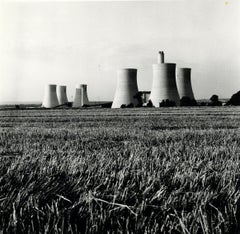 Used Rosemary Ellis Cooling Towers Silver Gelatin Photograph Print Surreal electric