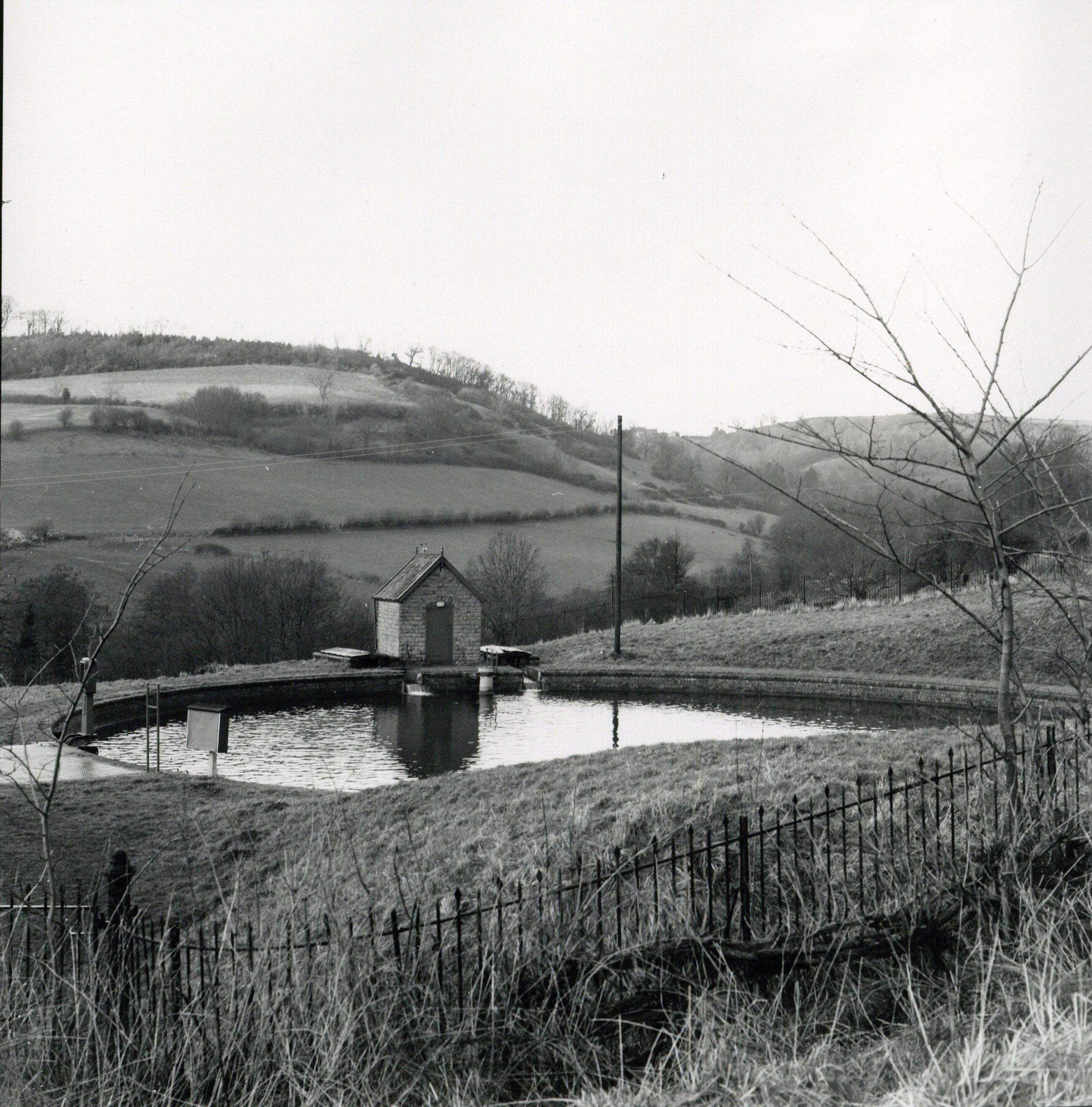 We acquired a series of photographs from Rosemary Ellis's studio. To find more from this series scroll down to "More from this Seller" and below it click on "See all from this Seller." 

Rosemary Ellis (1910-1988)
Pool
Original photography for Pipes