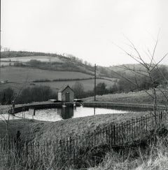 Vintage Rosemary Ellis Pool Gelatin Silver Photograph Print for book: Pipes and Wires